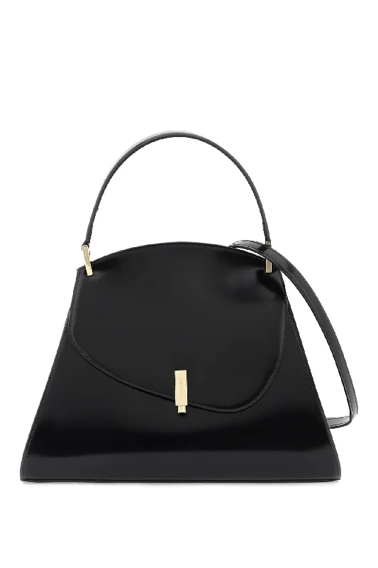 Women's bags with fold-over top and chic hardware for evening glamour and elegance-Salvatore ferragamo handbag with removable crossbody strap