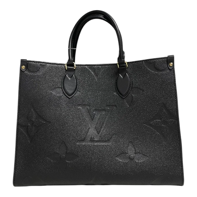 Trendy women's bags with unique shape and stylish hardware for modern flair-LOUIS VUITTON/Bag/OS/Leather/BLK/ON THE GO MM EMPRIENTE