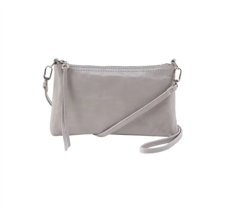 Women's bags with structured design and luxurious leather for high-end fashion-Women's Darcy Crossbody In Light Grey