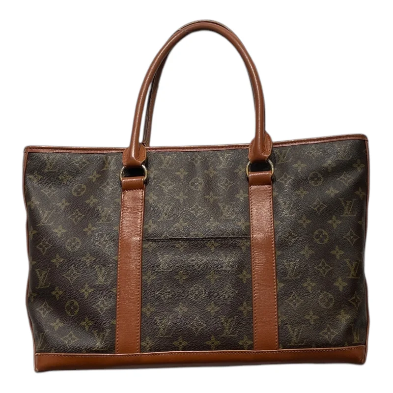 Women's bags with soft fabric and vintage design for a timeless, chic appearance-LOUIS VUITTON/Tote Bag/Monogram/Leather/BRW/TOTE