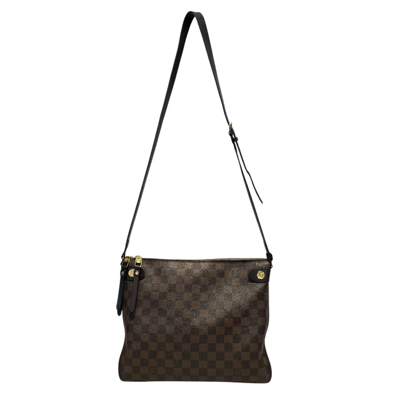 Trendy women's bags with subtle metallic finish and functional design for versatile wear-LOUIS VUITTON/Hand Bag/Monogram/Leather/BRW/Ebene Duomo