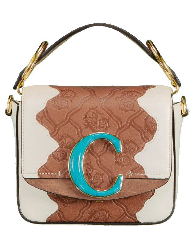 Stylish women's bags with floral prints and bright colors for summer fashion-Chloe C Mini Bag