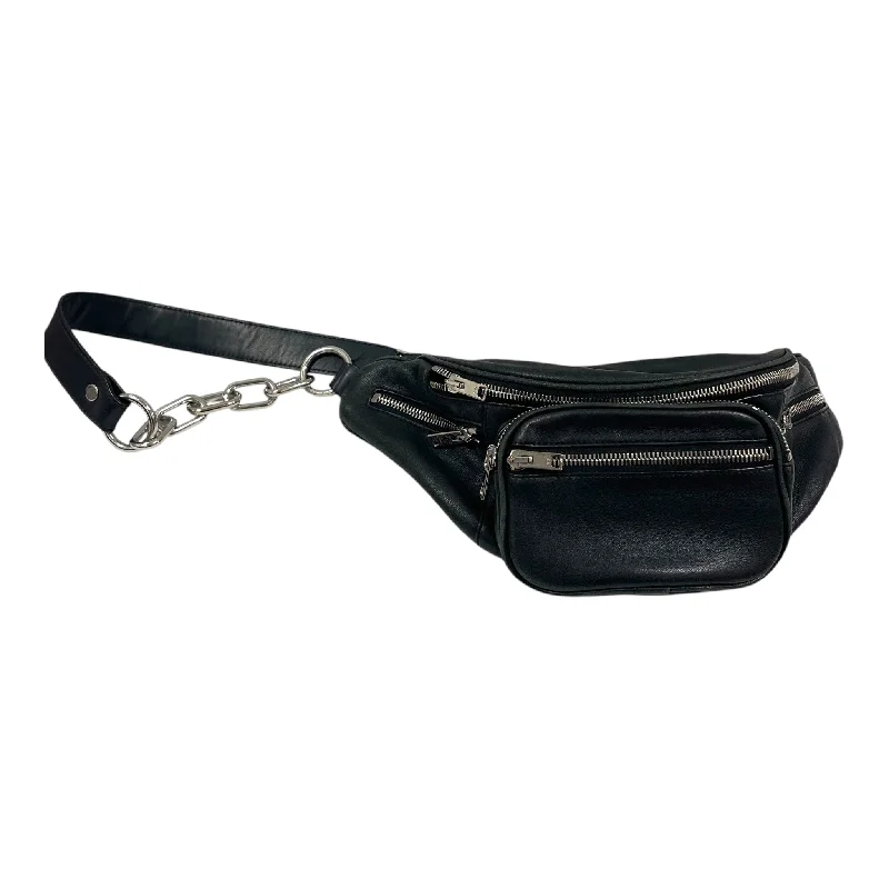 Women's bags with oversized design and ample space for carrying everything you need-Alexander Wang/Cross Body Bag/O/S/Leather/BLK/THICK CHAIN STRAP BLACK POUCH