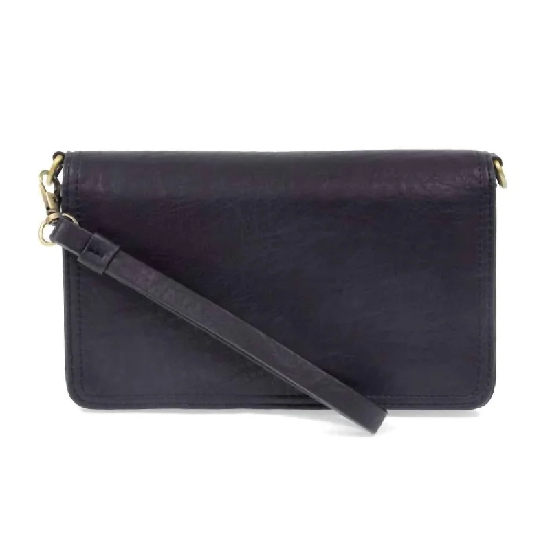 Women's bags with sleek and modern design and minimalist silhouette for sophisticated style-Women's Mini Organizer Crossbody Bag In Dark Navy