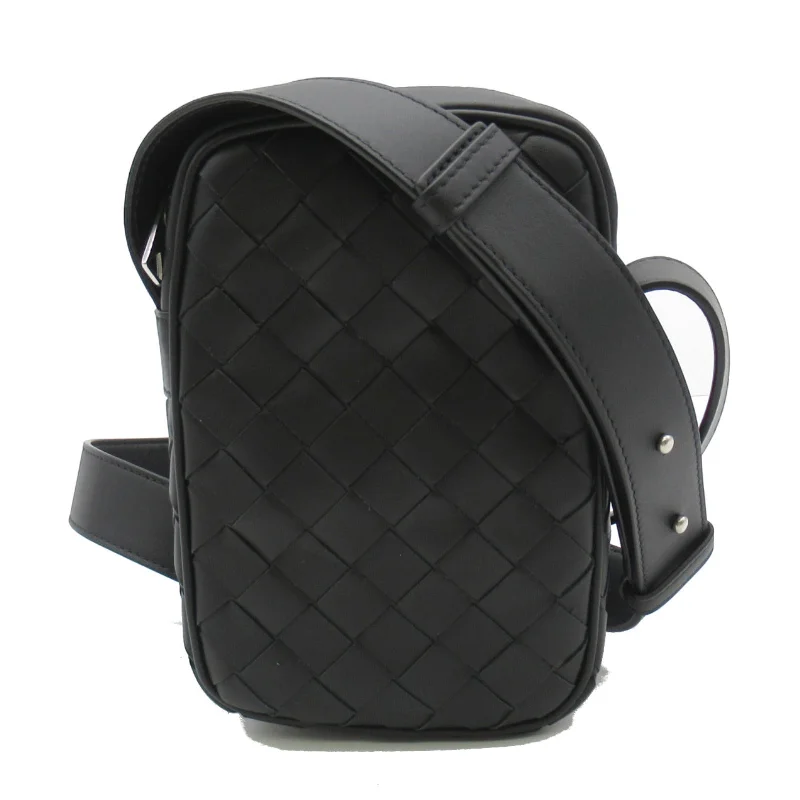 Elegant women's bags with satin material and crystal detailing for evening wear-Bottega Veneta Mini Crossbody Bag Black