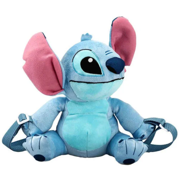 Women's bags with padded compartments for laptop and tablet protection for work or travel-Disney Stitch Plush Crossbody Bag