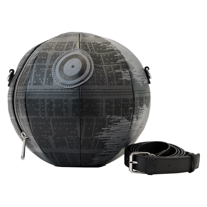 Women's bags with elegant satin finish and detachable chain strap for formal events-Loungefly Star Wars: Return Of The Jedi Death Star Figural Crossbody Bag