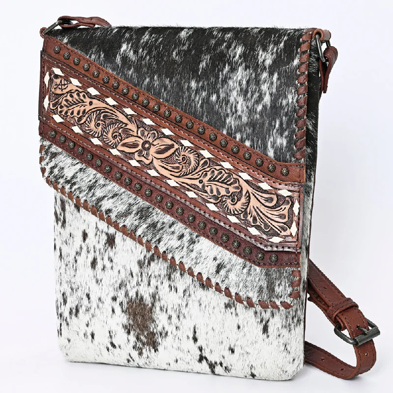 Women's bags with metallic straps and high-quality leather for a chic, elegant look-American Darling Cowhide Chaps Crossbody Bag