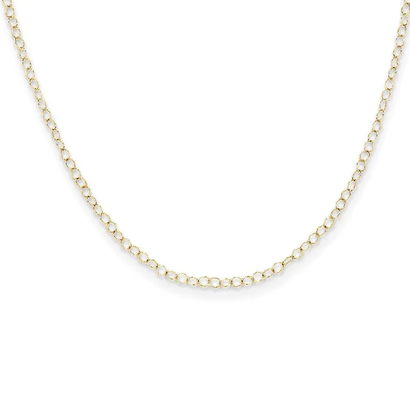 Elegant necklaces and pendants with onyx stones for a sleek, polished look-Madi K Kid's 14k  Cable Chain