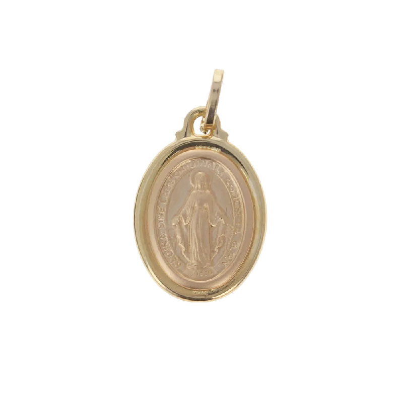 Unique necklaces and pendants with gemstones for a colorful and vibrant statement-14kt Gold Mother Mary