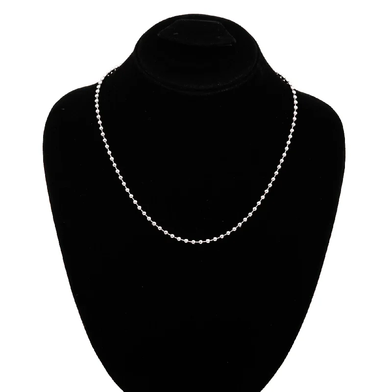 Unique necklaces and pendants with vintage-inspired designs for timeless appeal-Chain Necklace -  J42768