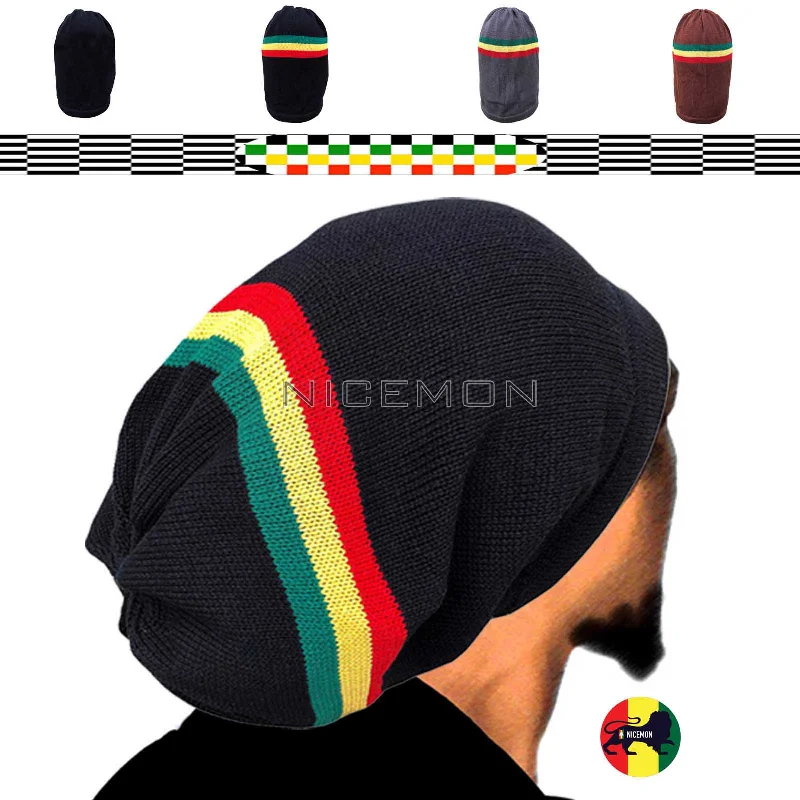 Best necklaces and pendants with infinity hearts for a romantic, eternal symbol-Jumbo Irie Roots Crown Tam Hat Cap Reggae Marley Rasta Jamaica Cap Hats XL Fit