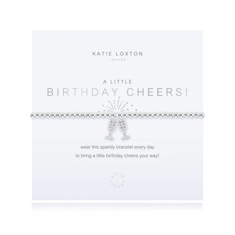 Simple necklaces and pendants with bar pendants for a sleek modern design-Katie Loxton A Little Birthday Cheers