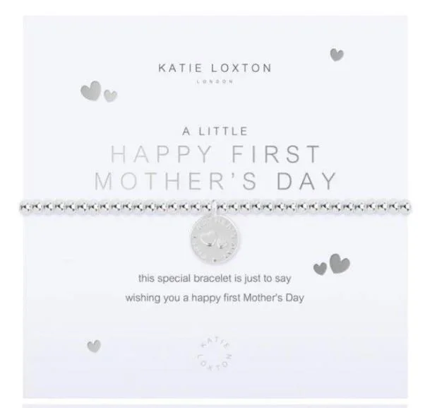 Layered necklaces and pendants for a trendy and fashionable stacked look-Katie Loxton A Little "Happy 1st Mother's Day"