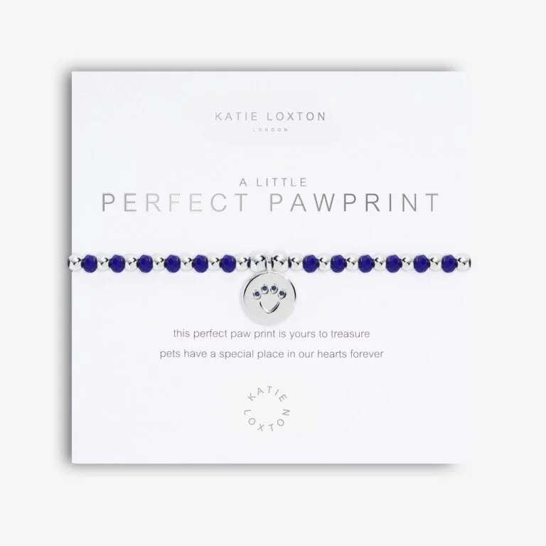 Best necklaces and pendants with emerald gemstones for a rich, sophisticated design-Katie Loxton A Little Perfect Pawprint