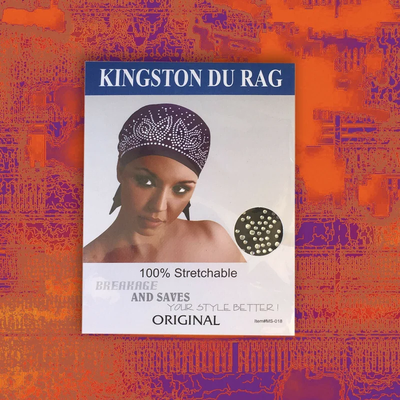 Necklaces and pendants with love knot designs for a romantic, meaningful symbol-Kingston Du Rag Cap Hat 100% Stretchable 100% Polyester Wrap Skull Cap DU RAG