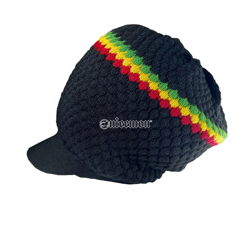 2. Black & Rasta Stripes