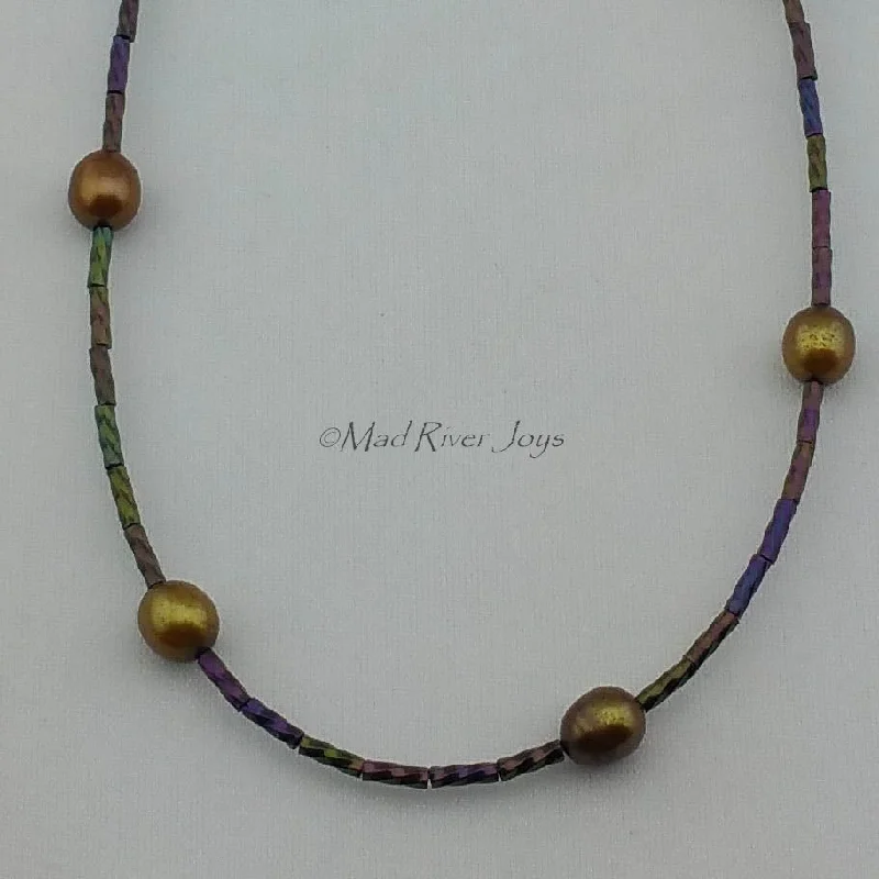 Lt. Purple Twist Antique Brass