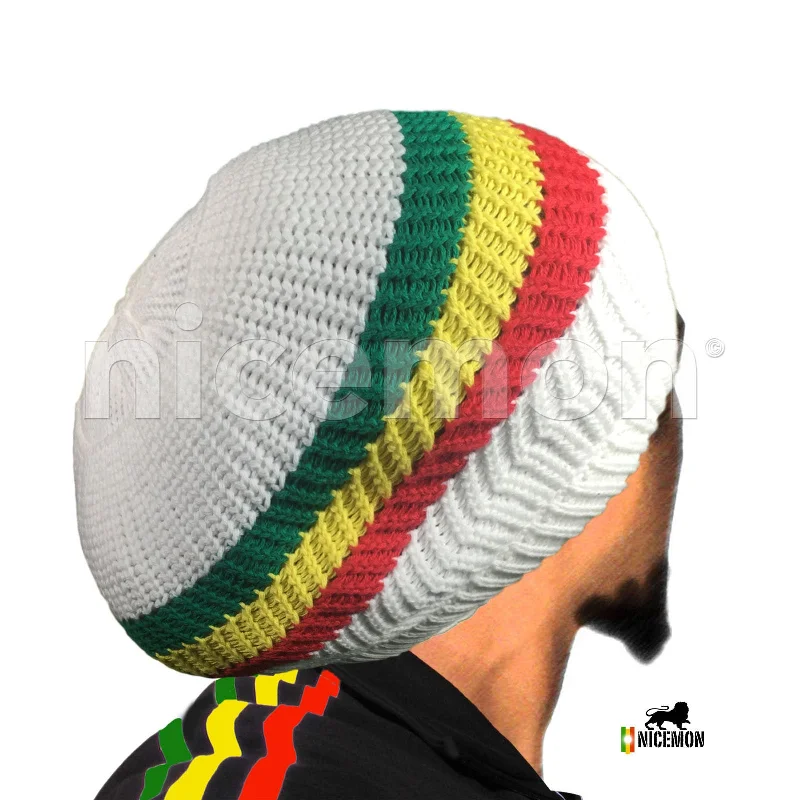 Best necklaces and pendants with butterfly wings for a delicate, graceful style-Rasta Dread Dreadlocks Tams Hat Beret Hippie Cap Reggae Marley Jamaica M/L Fit