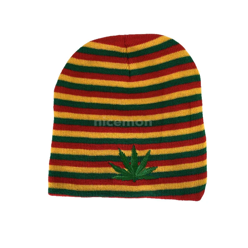 Rasta Green Leaf Rgy Stripes