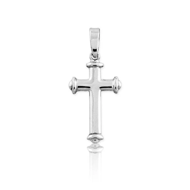 Best necklaces and pendants with art deco elements for a vintage, glamorous design-Sterling Silver Small Cross Pendant