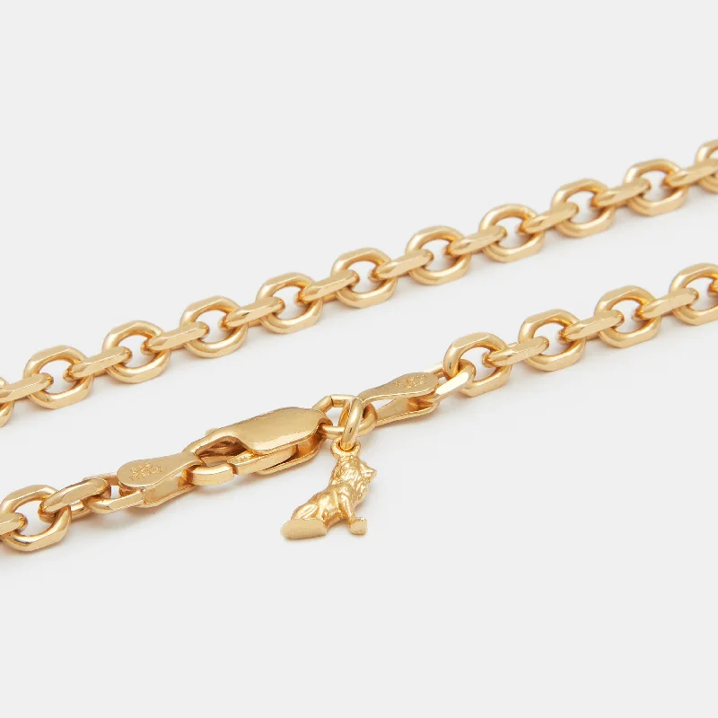 Teen Diamond Cut Chain in Gold