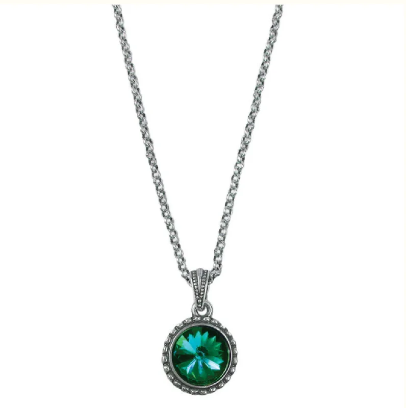 Best necklaces and pendants with cubic zirconia for a budget-friendly dazzling effect-Wind and Fire Silver Birthstone Necklace